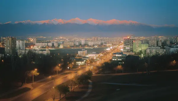 Almaty in one evening: a route from Medeu to Panfilov